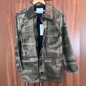 Metallic Camouflage Jacket NWT